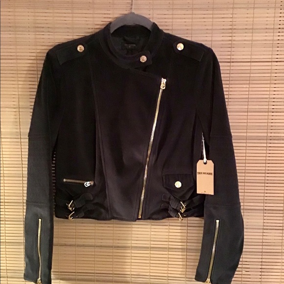 💵🥀TRUE RELIGION NWT MOTO velvet-like fabric🥂2X HP - Picture 8 of 10